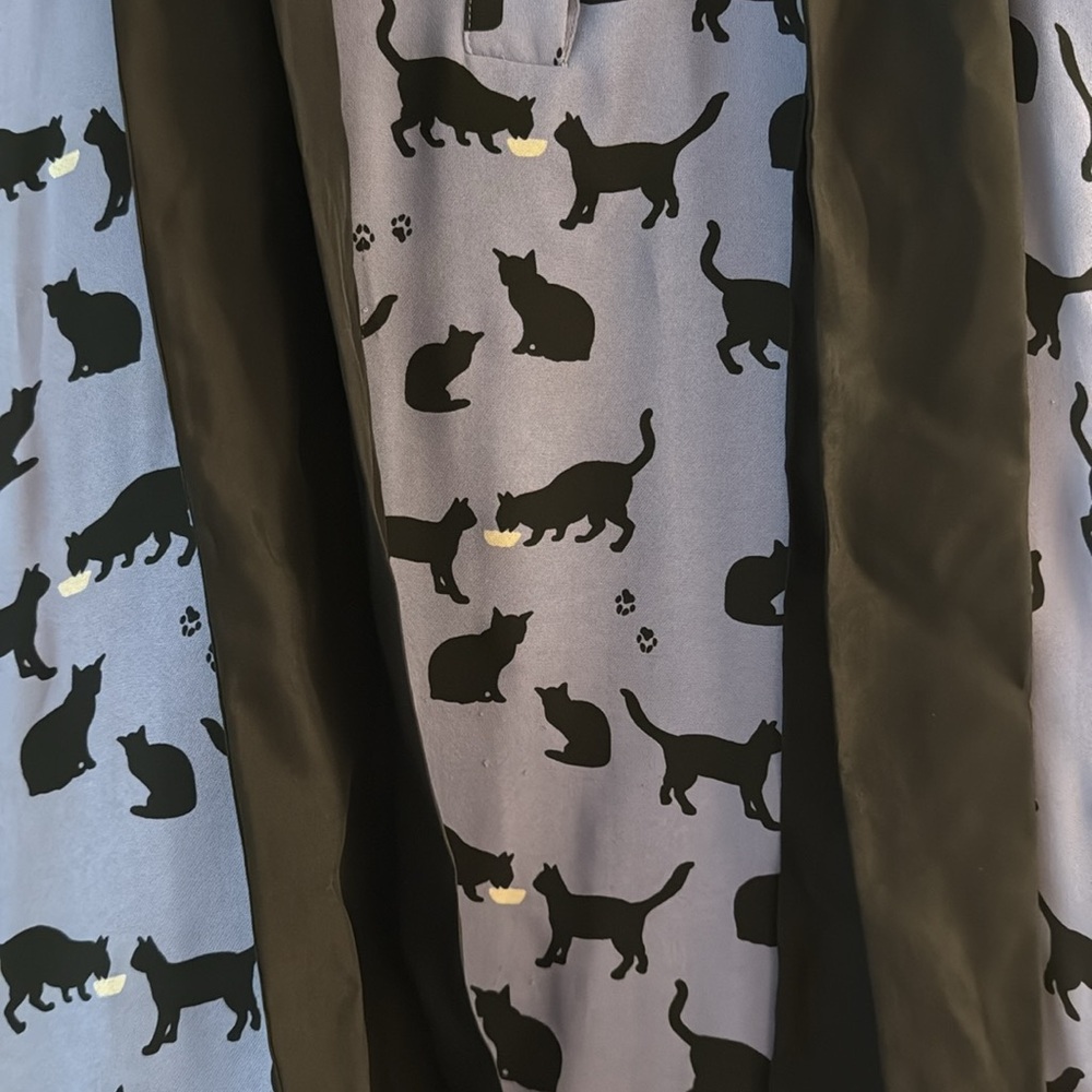 Kate Spade Novelty Sleeveless Dress with Cat Print - Picture 3 of 3